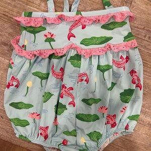 St Barts Bubble Bathing Suit- Cute and Koi